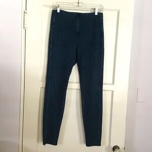 Lysse medium pull on dark blue jeans with ankle zipper